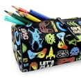thumbnail image 2 of Pen+Gear Gaming Icon Design Barrel Pencil Pouch, 2 of 6