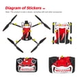 thumbnail image 2 of Pegatinas protectoras impermeables Calcomanías de control remoto para DJI Mini 3 Pro (F) Likrtyny Para estrenar, 2 of 7