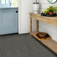 thumbnail image 2 of Abyssaly 35.8" x 5.9" 10 Pcs Wood Grain Flooring Tile Peel and Stick Floor Tile, Medium Grey Self Adhesive Vinyl Flooring, Self Adhesive Bathroom Floor Tiles Waterproof Thick Removable Flooring Tiles, 2 of 9