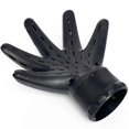 thumbnail image 2 of Hair Curler Styling Salon, Professional Hairdressing Tool Black Plastic Hand Shape Hair Blow Dryer Diffuser Accessory(1pcs, Black), 2 of 5