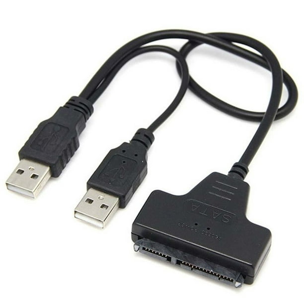 Câble Adaptateur Mâle USB2.0 à SATA 22Pin avec Câble USB; Câble d