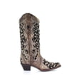 thumbnail image 3 of CORRAL Adult Female Ashley Flowered Embroidery Boots, Color: Brown, Size: 9.5, Width: M, 3 of 5