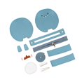 thumbnail image 1 of Xingzhi DIY Leather Shoulder Bag Making Tote Wallet Material Craft Sewing Handmade Light Blue, 1 of 9