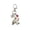 G, variant on OutmaxHome Cute Hummingbird Keychain, Metal Hummingbird Decorative Accessories, for Bag, Key, Purse