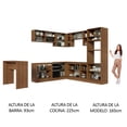 thumbnail image 5 of Cocina Integral Completa Modular Madesa Glamy 504cm MN 01, 5 of 5