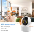 thumbnail image 2 of Cámaras de seguridad para interiores, cámaras WiFi de 2,4 GHz para seguridad en el hogar, cámaras de vigilancia domo 1080P Vista de 360 °, cámara de seguridad con detección de movimiento Meser Cámaras / cámaras de red-102, 2 of 9