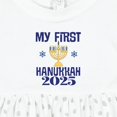thumbnail image 4 of Inktastic 2025 Babys My 1st Hanukkah Girls Baby Dress, 4 of 5