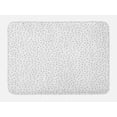 thumbnail image 1 of Geometric Bath Mat, Sky Night Related Plenitude Little Five Pointed Star Shapes on Plain Backdrop, Plush Bathroom Decor Mat with Non Slip Backing, 29.5" X 17.5", Grey and White, by Ambesonne, 1 of 2