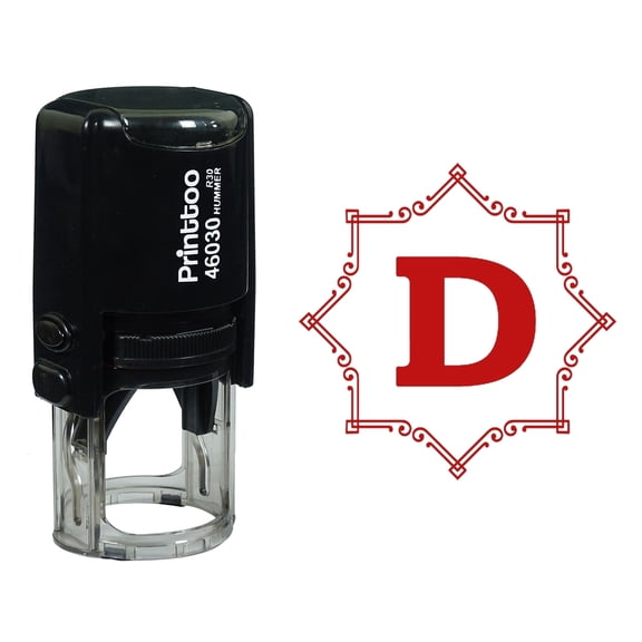 Printtoo Rubber Stamp Office Stationary TOP SECRET Self Inking Stamp-Red