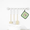 thumbnail image 3 of Corgi Green Flowers Pair of Pot Holders, 3 of 4