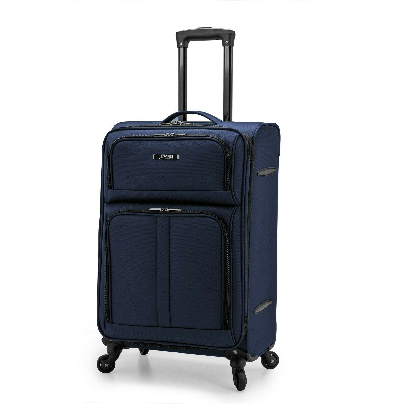U.S. Traveler Anzio Softside Expandable Spinner Luggage, Teal, Carry-On 22-inch