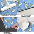thumbnail image 3 of Blue Cartoon Unicorn Cloud Pattern Kitchen Rug Mat,Kitchen Runner Rugs Non Skid Washable,Decorative Kitchen Floor Mats for Kitchen,Sink,Laundry,17"X47", 3 of 5