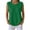 *1-Green, variant on VBVC Women's Waffle Collared Sleeveless Shirt , Casual Button Down Top For Women, Ladies' Summer Work Blouse with Pockets,Black,S-2XL