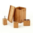 thumbnail image 2 of Seville Classics 5-Piece Bamboo Bath and Vanity Organizer Set, 2 of 15