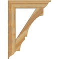 thumbnail image 3 of Ekena Millwork 6"W x 34"D x 46"H Balboa Traditional Rough Sawn Bracket, Western Red Cedar, 3 of 4