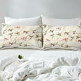 thumbnail image 4 of Erosebridal Hummingbird Full Sheet Sets, Botanical Leaves Bedding, Lightweight, 4 of 6