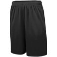 thumbnail image 1 of 1428A Adult Pocketed Training Short - Black, 3X, 1 of 1