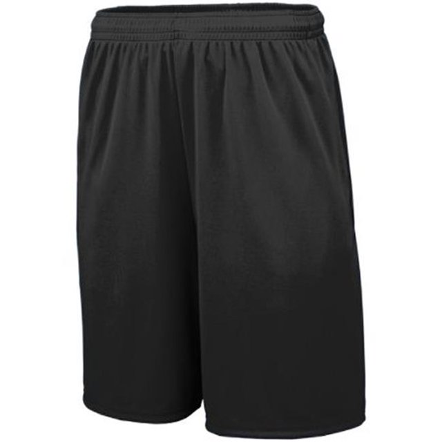 1428A Adult Pocketed Training Short - Black, 3X