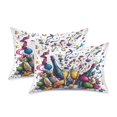 thumbnail image 2 of Dailycode Satin Pillow Case Queen Silk Pillow Cover for Hair and Skin Envelope Closure New Year Party 20"x30", 2 of 9