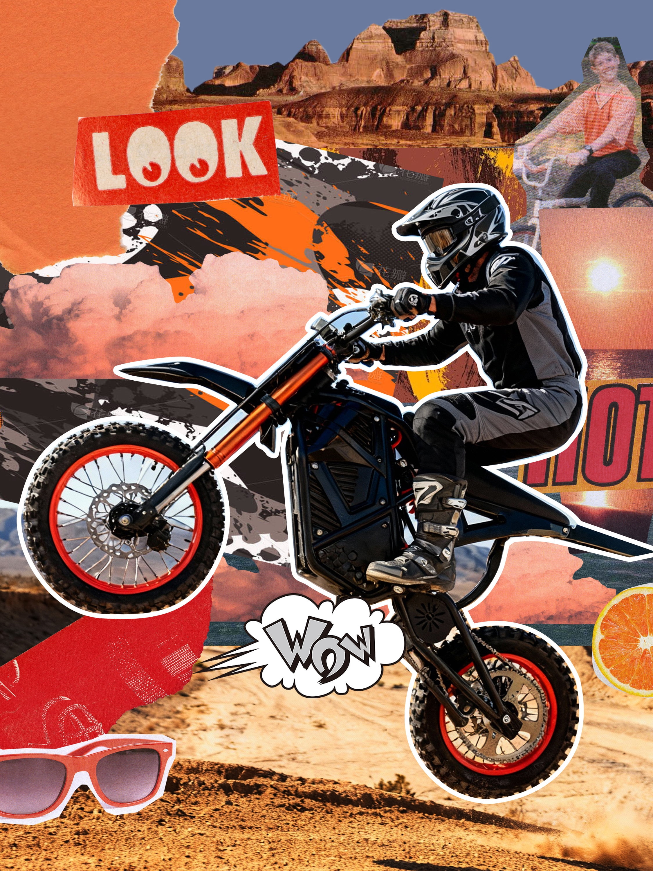 Eskute Electric Dirt Bike for Teens Adults, Electric Motorcycle 48V23Ah, Mid-Drive Motor 3500W Peak 38mph 53-Mile Range, Hydraulic Nitrogen Dual Shock Absorbers Black & Orange with Lock, UL2849