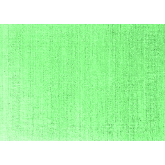 Ahgly Company Indoor Rectangle Oriental Emerald Green Industrial Area Rugs, 2' x 3'