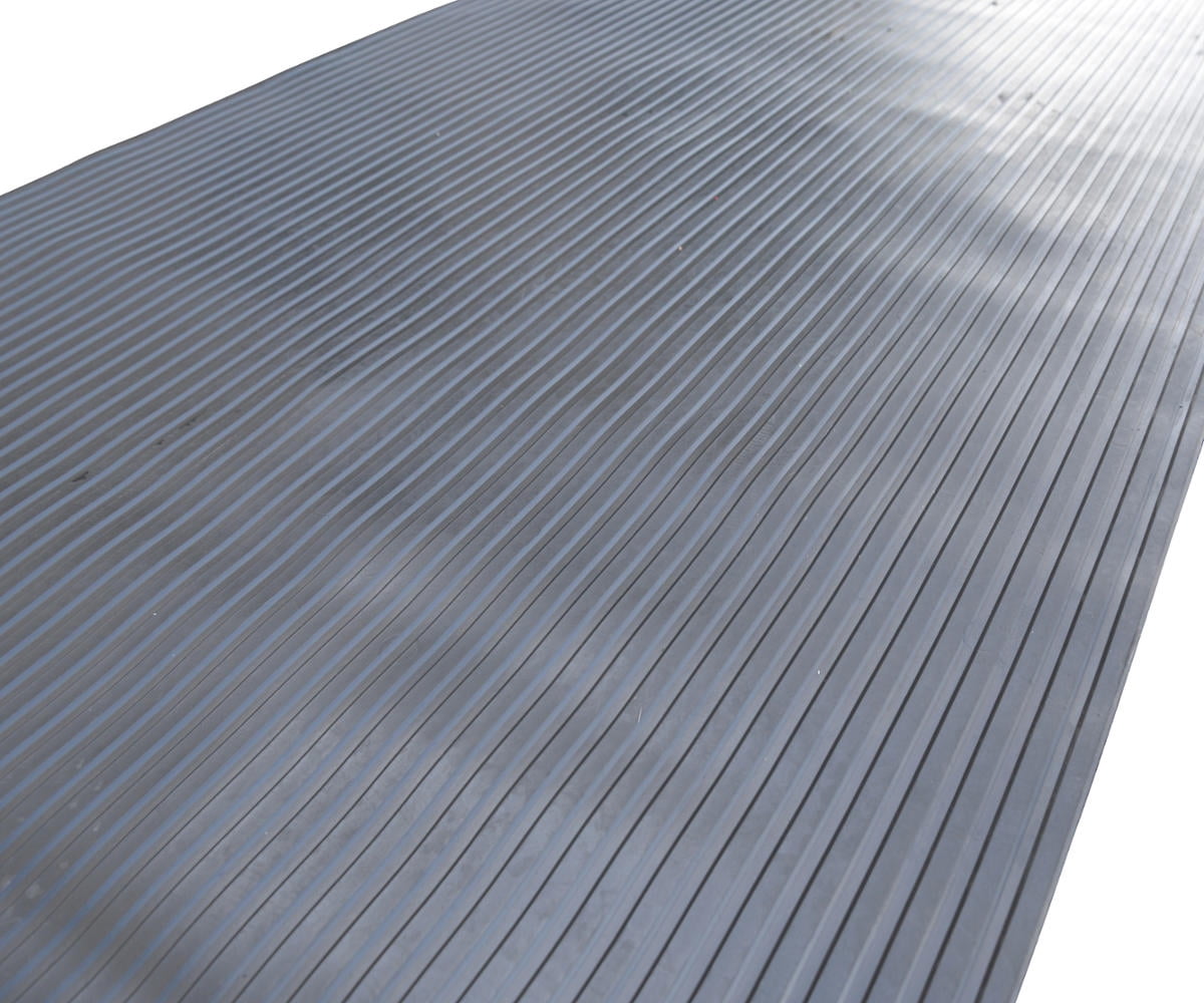BDK M330 Heavy-Duty Utility Truck Bed Mat - Extra-Thick 4' x 8' Foot Universal Size Rubber Cargo Liner, Durable All-Weather Protection, Trim-To-Fit Design, Black