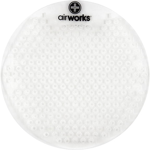 AirWorks AWSFUS233-BX Splash Free Urinal Screen, Sunburst, 0.22 lb., 8' Height, 6' Width, Clear (Pack of 10)