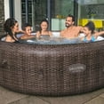 thumbnail image 6 of Open Box Bestway SaluSpa St Moritz AirJet Hot Tub w/ EnergySense Cover, Brown, 6 of 13