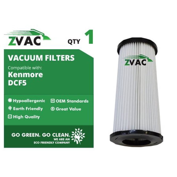 ZVac Kenmore DCF-5 Washable HEPA Filter | Similar to 618683