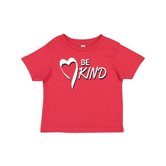 Inktastic Be Kind with Heart Ribbon in White Text Boys or Girls Baby T-Shirt