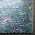 thumbnail image 3 of SAFAVIEH Merlot Leslie Floral Runner Rug, Blue/Multi, 2' x 8', 3 of 8