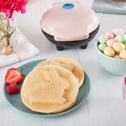 Dash Bunny 4 in Mini Waffle Maker Non Stick - Rose Bunny
