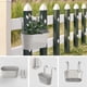 thumbnail image 3 of Hanging Flower Pot, Hanging Flower Pots With Detachable Hooks Drainage Hole Hanging Pot For Outdoor Balcony Garden Country House Banmo, 3 of 4