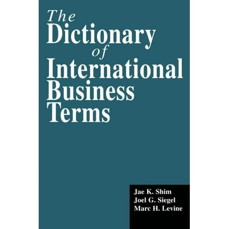 Glenlake Business Reference Books: The Dictionary of International Business Terms (Hardcover)