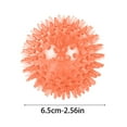 thumbnail image 2 of Toy Ball High Elastic Squeaking Sound Pointed Spike Ball Floating Water Resistant Cleaning Teeth Dog Toy Ball, 2 of 2