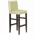 thumbnail image 1 of Kendall Contemporary Wood/Faux Leather Barstool - Cream, 1 of 2