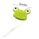 thumbnail image 2 of Mini gorro de punto ajustable para mascotas pequeñas - Hámster suave y sombrero de conejo con ranas, arcoíris, zanahorias para las fiestas y accesorios para fotos, 2 of 6