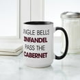 thumbnail image 4 of CafePress - Funny Christmas And Wine - 15 oz Ceramic Large White Novelty Mug, 4 of 4