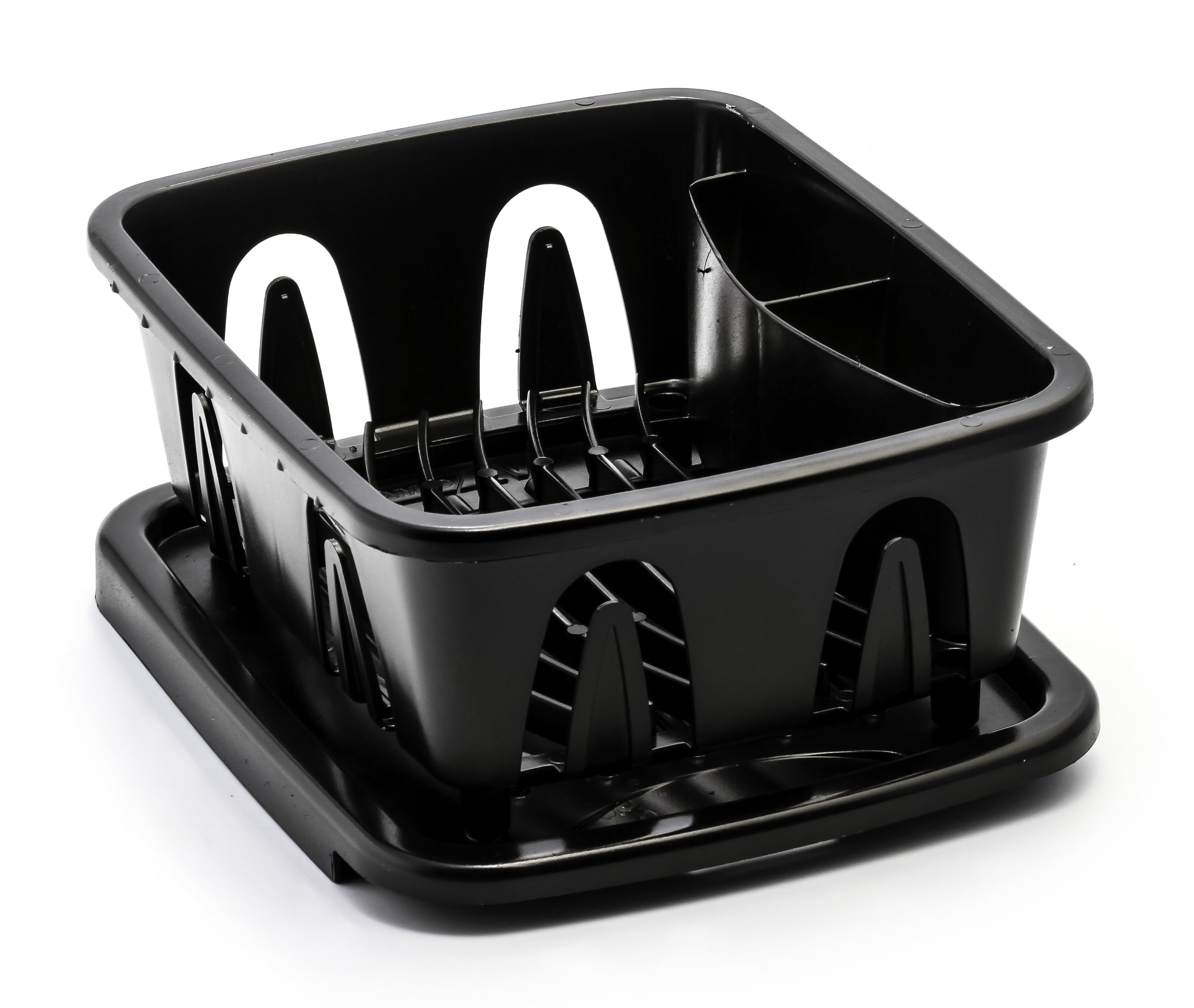 Mini Dish Drainer & Tray, Black (Eng/Fr)