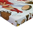 thumbnail image 2 of Ambesonne Brazil Fitted Sheet, Rio Carnival Vibe Themed, Twin XL Size, Multicolor, 2 of 3