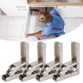 thumbnail image 1 of Bisagra De Armario, Bisagra De Puerta En Forma De Puente, Galvanoplastia De Doble Capa Con Tornillo Para Cocina Para Armario, 1 of 7