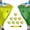 Yellow+green, variant on Granny Pants Yard Game, Granny Pants Outdoor Party Game Granny Pants Outdoor Game with Bouncy Balls and Pump Fun Family Reunion & Adult Yard Games for Groups