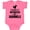 Hot Pink, variant on Inktastic Easily Distracted by Squirrels Boys or Girls Baby Bodysuit