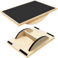 thumbnail image 1 of Balance Board Professional Wobble Board for Adults Anti-Slip for Physical Therapy Standing Desk Core Strength Wooden Rocker Board(350LBS), 1 of 7