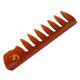 thumbnail image 2 of Peluquería Antiestático Peine de dientes anchos Peine de peinado para desenredar marrón jinwen Elija el peine del pelo, 2 of 7