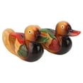 thumbnail image 3 of Estatuas de Pato de Mandarín de Madera, Estatuas de Patos de Madera Color de Pinta segura que Durará Hermosa Prórica para la Decoración del Hogar, 3 of 7