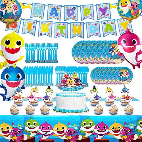 Shark Party Supplies For Baby Pcs Birthday Decorations Shark Theme Birthday Party Supplies For Kids 10 Kids Shark Theme Party Walmart Com Walmart Com Shark Party Supplies For Baby Pcs Birthday Decorations Shark Theme Birthday Party Supplies For Kids 10 Kids Shark Theme Party Walmart Com Walmart Com