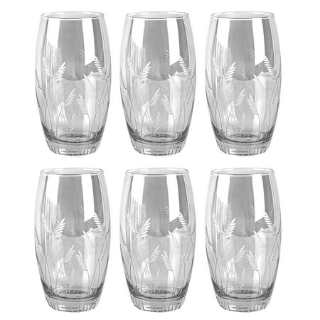 

Water Drinking Glasses Diva Soft Drink Glass set of 6 Smoke Gift Idea for Wedding 16.9 fl oz (500 ml) Juice Glass Set