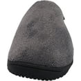 thumbnail image 5 of Norty Mens Slippers - Memory Foam Mule and Clog Slippers - Faux Suede, Microfiber or Flannel 40823-Large Grey/Blue, 5 of 7
