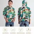 thumbnail image 6 of Phineas And Ferb Unisex Sweatshirts Loose Pullover Sweater Hooded Hoodie 3D Printing Jacket Winter Fall Clothes S, 6 of 7